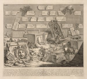 Inskripsjoner av Liberti og Servi av Giovanni Battista Piranesi