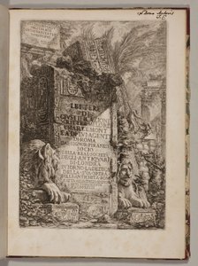 Rettferdiggjøringsbrev skrevet til Milord Charlemont og hans agenter i Roma ... rundt innvielsen av hans verk av Rom Antiquities [ane] gjort til samme herre og nylig undertrykt av Giovanni Battista Piranesi