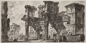 Del av Nervas forum av Giovanni Battista Piranesi