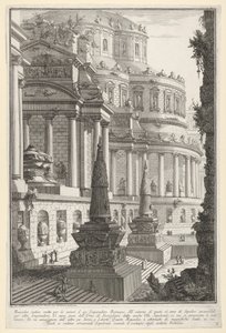 Antikes Mausoleum für die Asche eines römischen Kaisers, 1743 von Giovanni Battista Piranesi