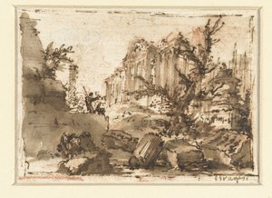 romerske ruiner av Giovanni Battista Piranesi