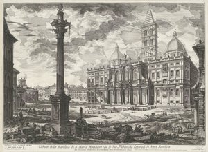Santa Maria Maggiore in Rom von Giovanni-Battista Piranesi