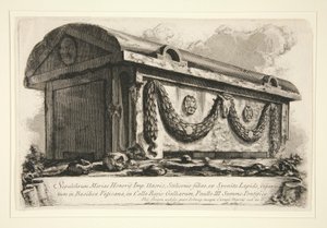 Graven til Maria Honorius Imp. din kone av Giovanni-Battista Piranesi