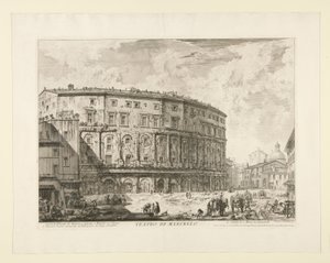 Teatro di Marcello (Teateret til Marcellus), fra Utsikt over Roma av Giovanni Battista Piranesi