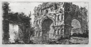 Dianas tempel av Giovanni Battista Piranesi