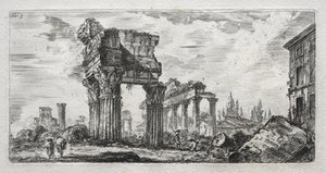 Temple of Jupiter Thunder. av Giovanni Battista Piranesi