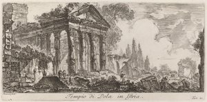 Tempel von Pula in Istrien von Giovanni Battista Piranesi