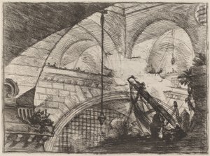 Buen med et skallpynt av Giovanni Battista Piranesi