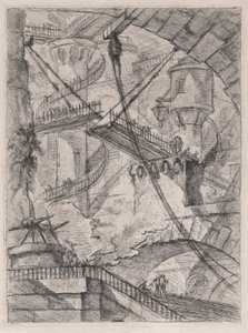 Drawbridge, fra Carceri d av Giovanni Battista Piranesi