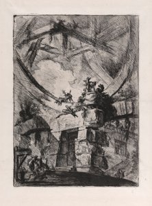 The Giant Wheel, plate 9 fra Carceri d av Giovanni-Battista Piranesi