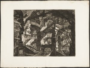 The Gothic Arch, plate 14 fra Imaginary Prisons av Giovanni-Battista Piranesi