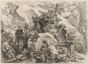 Skjelettene av Giovanni Battista Piranesi