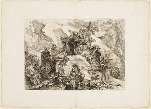 Skjelettene av Giovanni Battista Piranesi