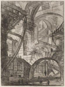 Den rykende brannen av Giovanni Battista Piranesi