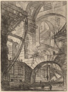 Den rykende brannen av Giovanni Battista Piranesi