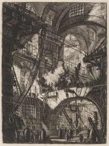 Den rykende brannen av Giovanni Battista Piranesi