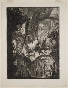 Den rykende ilden av Giovanni Battista Piranesi