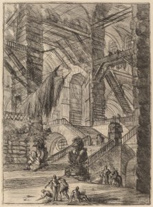 Trappen med trofeer av Giovanni Battista Piranesi