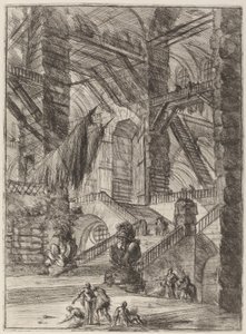 Trappen med trofeer av Giovanni Battista Piranesi