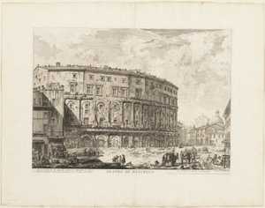 The Theatre of Marcellus, fra Views of Roma av Giovanni Battista Piranesi
