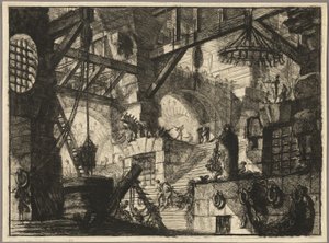The Well, plate 13 fra Imaginary Prisons av Giovanni Battista Piranesi