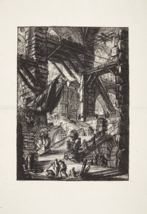 Trappen med trofeer av Giovanni Battista Piranesi