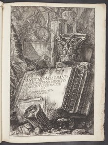 Tittelside av Giovanni Battista Piranesi