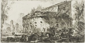 Tomb of the Scipios, plate 18 fra Some Views of Triumphal Arches og andre buer av Giovanni Battista Piranesi