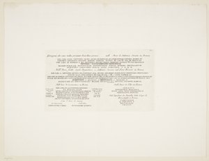 Transkripsjon av forskjellige gamle latinske inskripsjoner av Giovanni Battista Piranesi