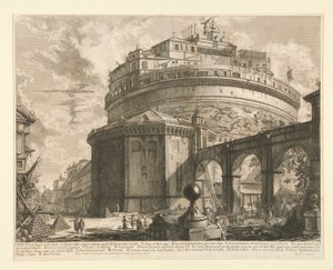 Utsikt over mausoleet d av Giovanni-Battista Piranesi