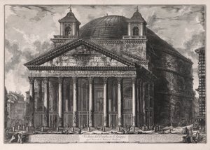 Utsikt over Pantheon d av Giovanni Battista Piranesi