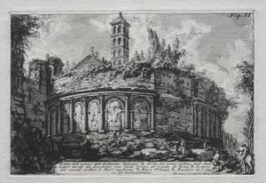 Utsikt over restene av Castranse amfiteater av Giovanni Battista Piranesi