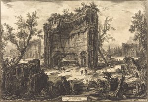 Utsikt ... av Titus-badene av Giovanni Battista Piranesi