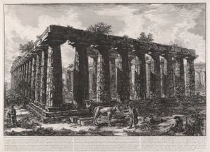 Utsikt over restene av av Giovanni Battista Piranesi