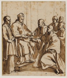 Pave Paul V utsteder oksen "Universet dominerer" av av Giovanni Battista Ricci