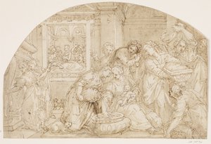 Marys fødsel av Giovanni Battista Rovere