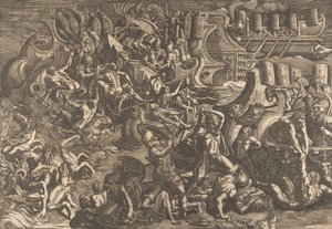 Trojanerne frastøter grekerne, 1538.