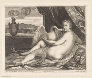 Leda og svanen av Giovanni Battista Sintes