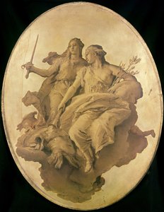 Allegorie des Friedens und der Gerechtigkeit von Giovanni Battista Tiepolo