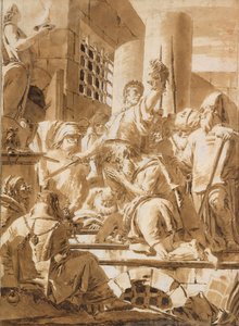 Halshugging av to mannlige hellige, 1696-1770. av Giovanni Battista Tiepolo
