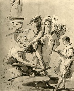 Halshugging av en helgen, midten av 1700-tallet, 1928 av Giovanni Battista Tiepolo
