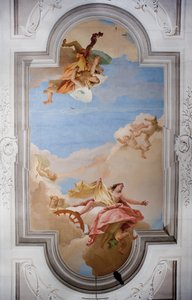 Taket i inngangshallen i Palazzina, 1757 av Giovanni Battista Tiepolo