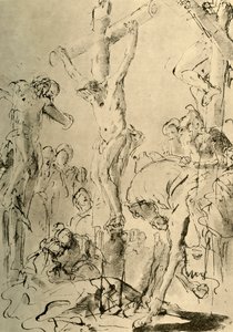 Korsfestelse, midten av 1700-tallet, 1928 av Giovanni Battista Tiepolo
