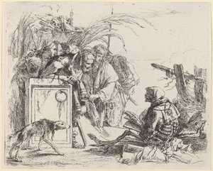 Dødsgivende publikum av Giovanni Battista Tiepolo