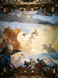 Detalj fra løpet av solen, 1740 av Giovanni Battista Tiepolo