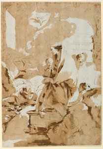 Die Verkündigung, ca. 1732 von Giovanni-Battista Tiepolo