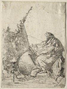 Fantasier: Filosofen. av Giovanni Battista Tiepolo