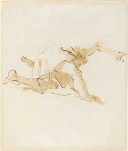 Figur på en sky av Giovanni Battista Tiepolo
