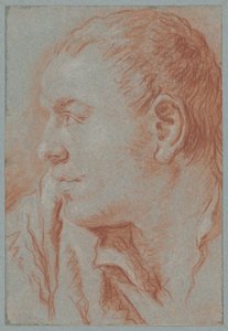 Leder for en ung mann i profil av Giovanni Battista Tiepolo