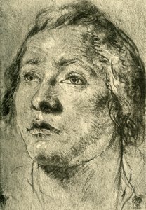 Head of a Young Man, midten av 1700-tallet, 1928 av Giovanni Battista Tiepolo
